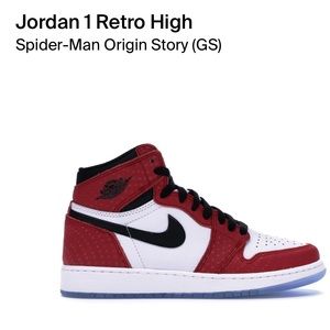 Jordan 1 Retro High Spider-Man Origin Story (GS)